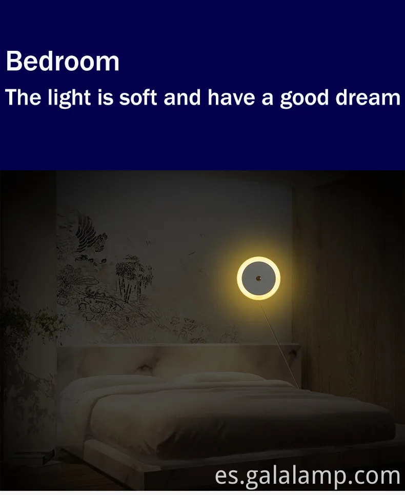 Soft Glow Mini LED Night Light con sensor inteligente para habitaciones para niños